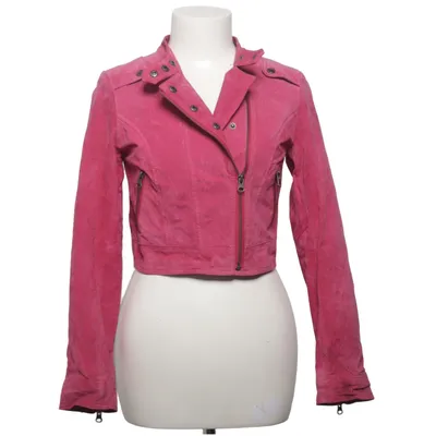 Bikerjacka (JANIS SUEDE BIKER) från Zoul Polyester, Mocka