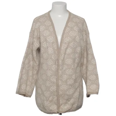 Cardigan (Beige, Blanc) de Nordiska Polyamide, Laine