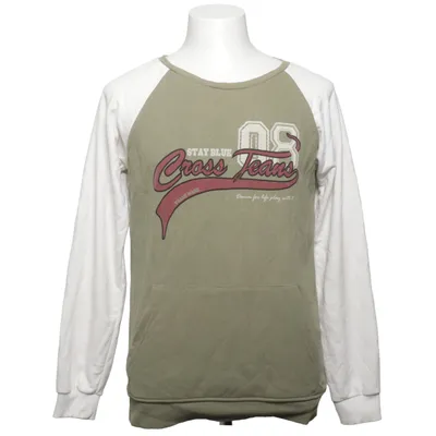 Sweatshirt (Grün, Weiß) von Cross Jeans Baumwolle, Polyester