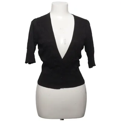 Cardigan (Black) from Joy Cotton, Metallic fiber, Viscose