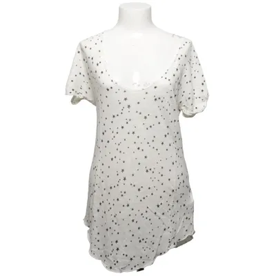 T-shirt (Vit, Svart) från Zara Collection Linne