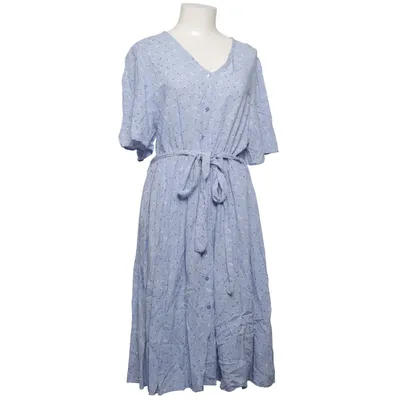 Robe chemise (Bleu, Blanc) de Ellos Viscose