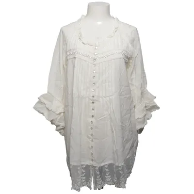 Blouse (Wit) van Flash Katoen, Nylon, Viscose