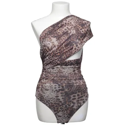 Body (Braun, Schwarz, Beige) von Zara Elasthan, Polyester