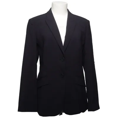 Blazer (Zwart) van Hugo Boss Katoen, Cupro, Elastaan, Polyester, Wol