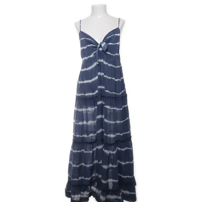 Långklänning (Blå, Vit) från Denim & Supply Ralph Lauren Bomull, Silke