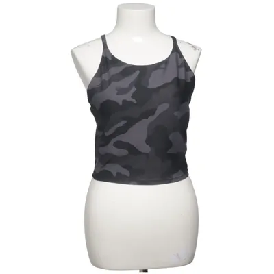 Crop top (Black, Gray) from Old Navy Active Elastane, Polyamide, Polyester