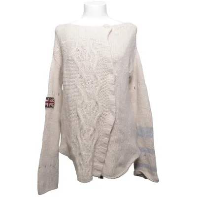 Cardigan (Beige, Gris) de Hunkydory Angora, Nylon, Laine