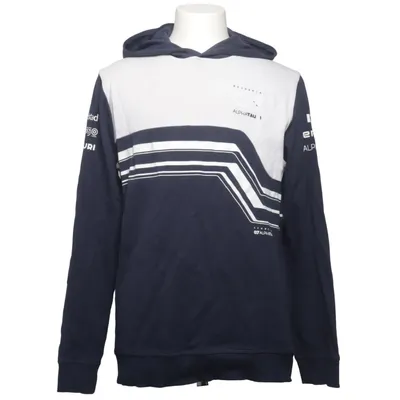 Huvtröja (Blå, Vit) från Alphatauri Bomull, Polyester
