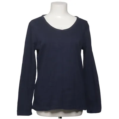 T-shirt à manches longues (Bleu) de Chaloc Coton