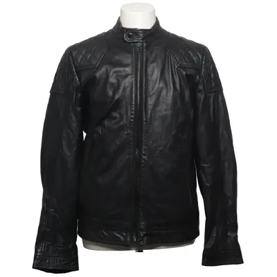 Leather jacket (Black, Red) from Diesel Industry Leather