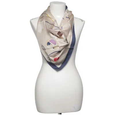 Sjaaltje (Beige, Blauw, Wit) van Lancaster Zijde