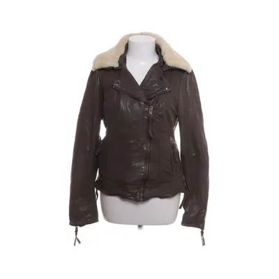 Bikerjacka (Brun) från Muubaa Bomull, Polyester, Skinn
