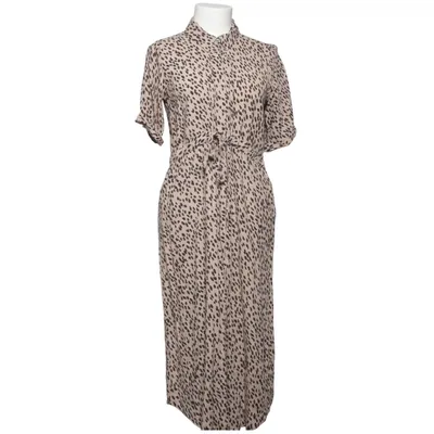 Robe longue (Beige, Noir) de New Look Maternity Viscose