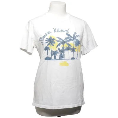 T-shirt (White, Blue, Yellow) from Maison Kitsuné Cotton