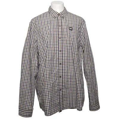 Overhemd (Blauw, Bruin, Wit) van Weekend Offender Katoen