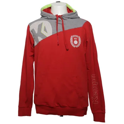 Sweat à capuche (Rouge, Gris, Jaune) de Kempa Coton, Polyester