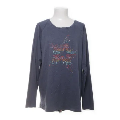 Långärmad t-shirt (Blå, Flerfärgad) från Next Bomull, Polyester