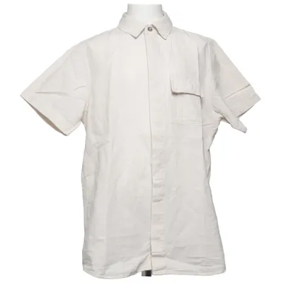 Chemise à manches courtes (Beige) de Jack & Jones Coton, Lin