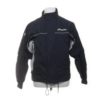 Shell jacket (Black, Gray) from Mizuno Nylon, Polyester