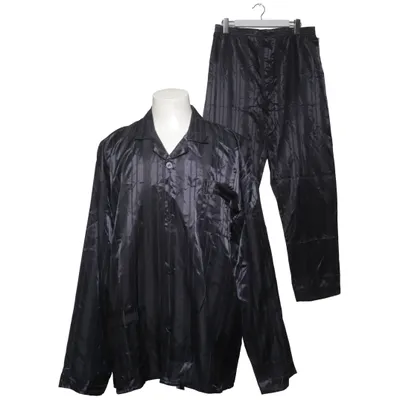 Pyjamas (Svart) från Normann Bomull, Polyester