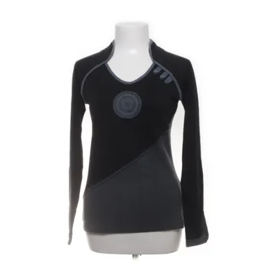 Långärmad t-shirt (Svart, Grå) från Coline Bomull, Elastan, Polyester