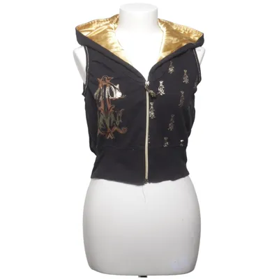 Kortärmad huvtröja (Svart, Flerfärgad) från Christian Audigier Elastan, Viskos