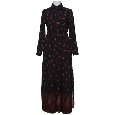 Maxikjole (Sort, Brun, Flerfarvet) fra Blue Sand Elastan, Polyester