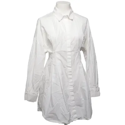 Shirt dress (White) from Missguided Cotton