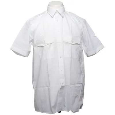 Kortærmet skjorte (Hvid) fra Bagutta Bomuld, Polyester