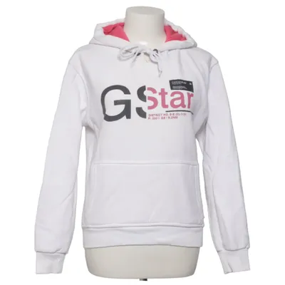 Huvtröja (Vit, Röd) från G-Star Bomull