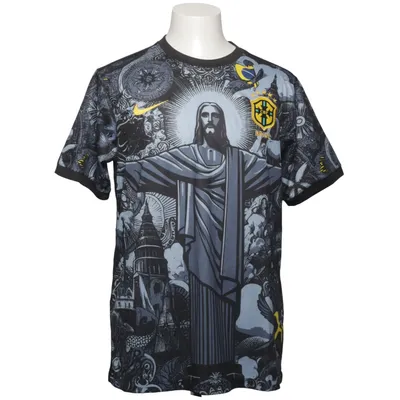 Fodboldtrøje (Sort, Flerfarvet) fra Nike Polyester