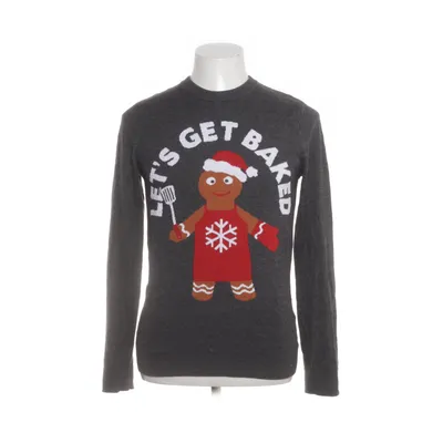 Julesweater (Grå, Flerfarvet) fra Topman Akryl, Bomuld
