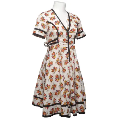 Dress (White, Multicolored) from Kate Moss x Topshop Polyester