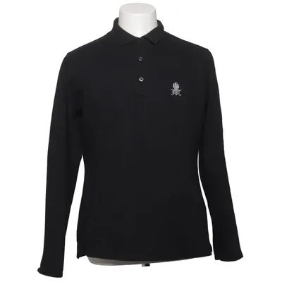 Rugby shirt (Black) from Glenmuir Cotton, Elastane