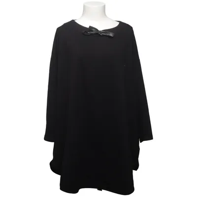 Topp (Svart) från Janina Curved Elastan, Polyester, Viskos