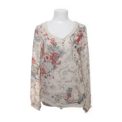 Blus (Beige, Flerfärgad) från Margit Brandt Acetat, Silke