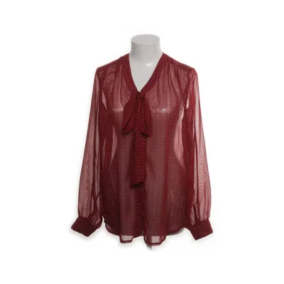 Pussy bow blouse (Red) from Frk. Polyester