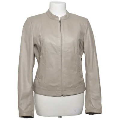 Veste en cuir (Beige) de Purdey Cuir
