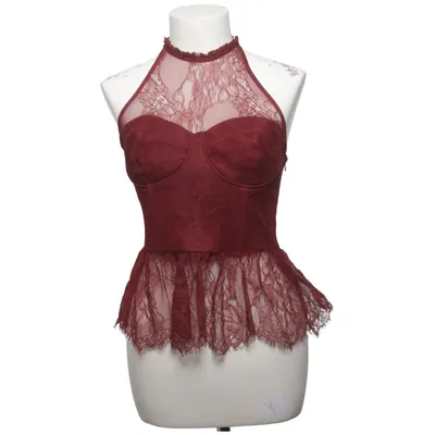Halternecktopp (Röd) från Zara Polyester