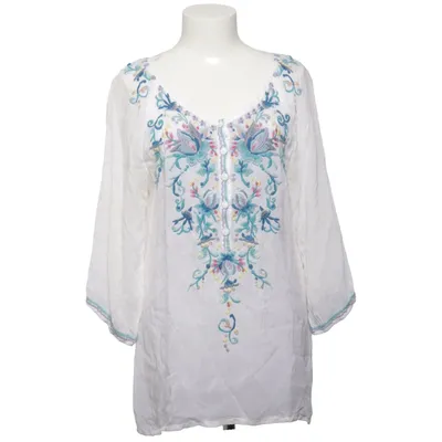 Blouse (Wit, Blauw, Meerkleurig) van Johnny Was Cupro, Polyester