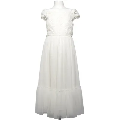 Bloemenmeisjes jurk (Wit) van H&M Polyester