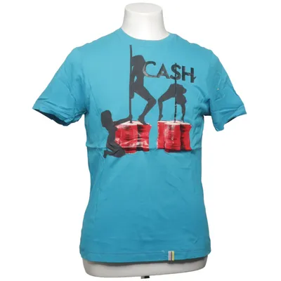 T-shirt (Blue, Multicolored) from Aem'Kei Cotton