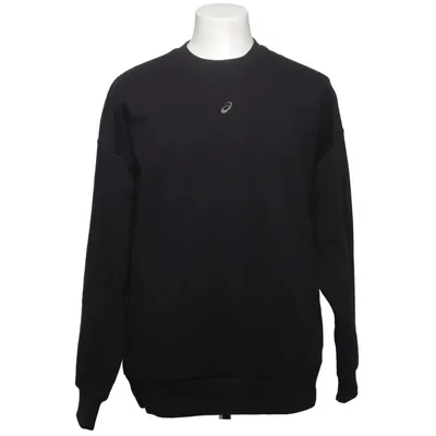 Collegetröja (Svart) från Asics Bomull, Elastan, Polyester