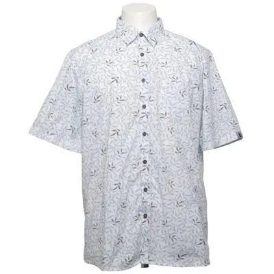 Chemise à manches courtes (Blanc, Bleu) de Jack's Sportswear Coton, Polyester