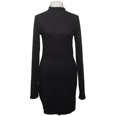 Jurk (Zwart, Zilver) van Divided by H&M Elastaan, Polyester