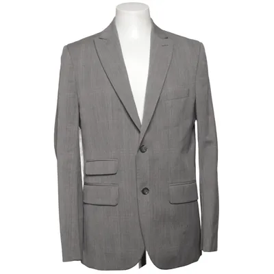Blazer (Gris) de Riley Black Viscose, Laine