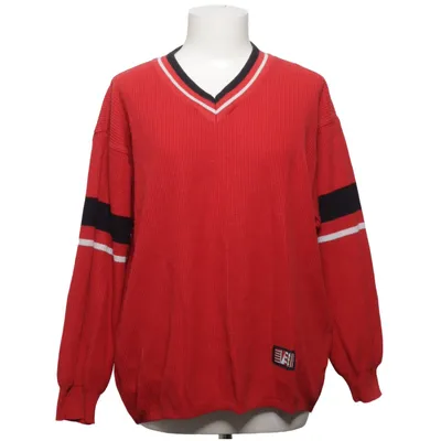 Pullover (Rød, Sort, Hvid) fra Golléhaug Akryl, Bomuld