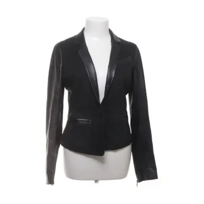 Leather blazer (Black) from Muubaa Leather, Polyester