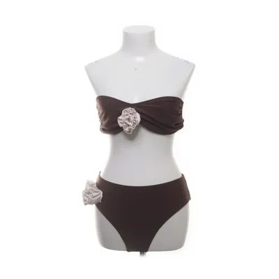 Bikini (Brun, Vit) från Nelly Elastan, Återvunnen polyester